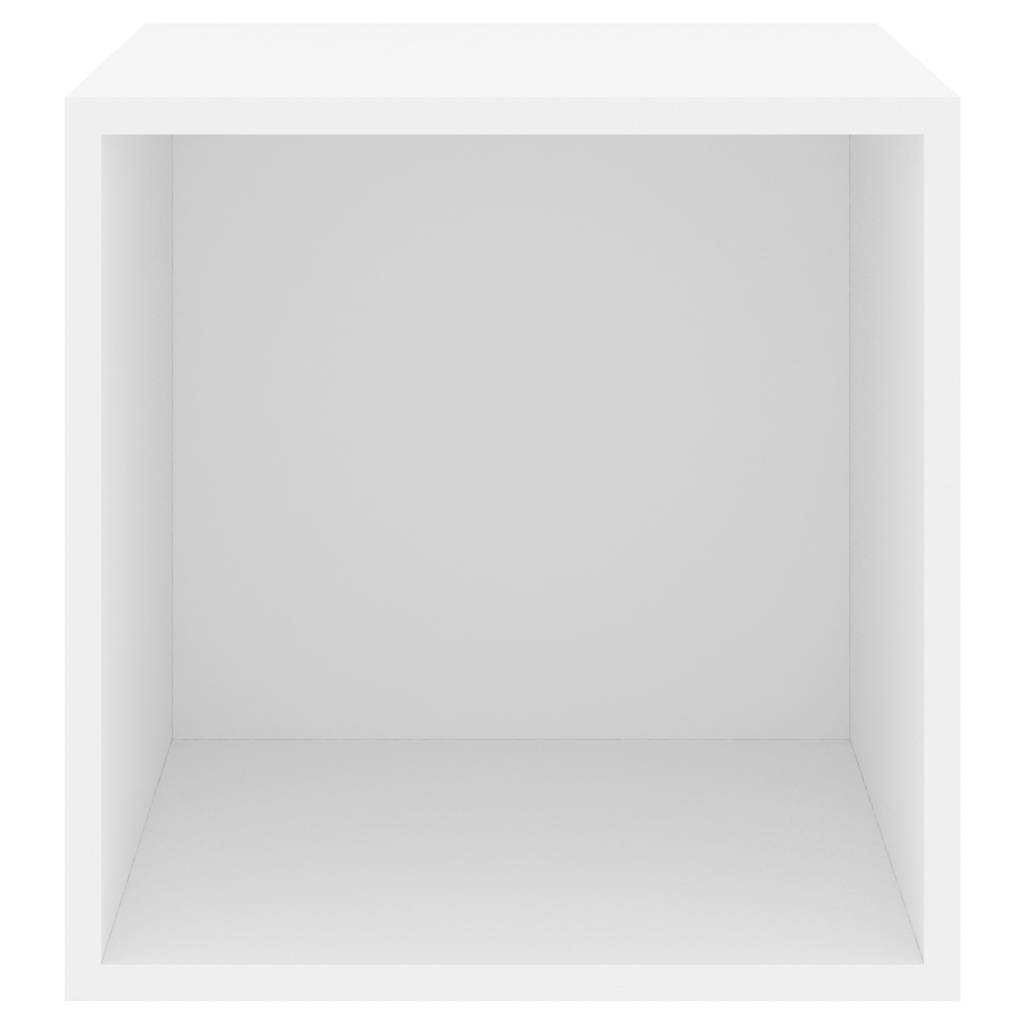 Wall Cabinets 2 pcs White 37x37x37 cm Engineered Wood