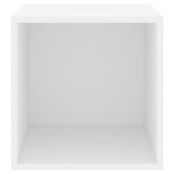 Wall Cabinets 2 pcs White 37x37x37 cm Engineered Wood - Low Angle