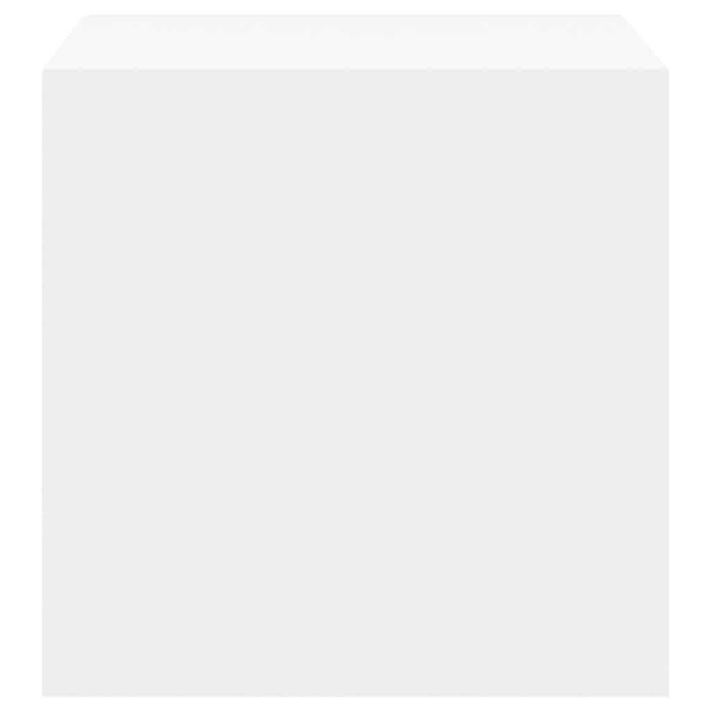 Wall Cabinets 2 pcs White 37x37x37 cm Engineered Wood