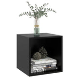 Wall Cabinets 2 pcs Black 37x37x37 cm Engineered Wood - 45-Degree Angle