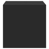 Wall Cabinets 2 pcs Black 37x37x37 cm Engineered Wood - Extra Image