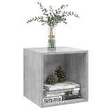 Wall Cabinet Concrete Grey 37x37x37 cm Engineered Wood