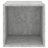 Wall Cabinet Concrete Grey 37x37x37 cm Engineered Wood