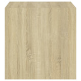 Wall Cabinets 2 pcs White and Sonoma Oak 37x37x37 cm Engineered Wood - Extra Image