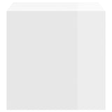 Wall Cabinets 4 pcs High Gloss White 37x37x37 cm Engineered Wood - Extra Image