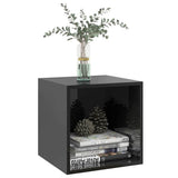 Wall Cabinets 4 pcs High Gloss Black 37x37x37 cm Engineered Wood - Rear View