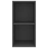 Wall-mounted TV Cabinet Grey 37x37x72 cm Engineered Wood - Top-Down View