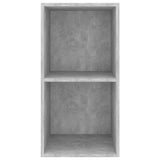 Wall-mounted TV Cabinet Concrete Grey 37x37x72 cm Engineered Wood - Top-Down View