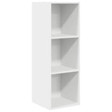 Wall-mounted TV Cabinet White 37x37x107 cm Engineered Wood - Front View