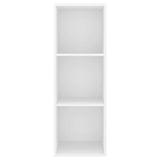 Wall-mounted TV Cabinet White 37x37x107 cm Engineered Wood - Top-Down View