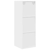 Wall-mounted TV Cabinet White 37x37x107 cm Engineered Wood - Extra Image