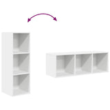 Wall-mounted TV Cabinet White 37x37x107 cm Engineered Wood - Extra Image