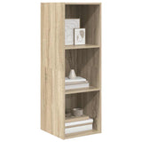 Wall-mounted TV Cabinet Sonoma Oak 37x37x107 cm Engineered Wood - Rear View