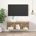Wall-mounted TV Cabinet Sonoma Oak 37x37x107 cm Engineered Wood