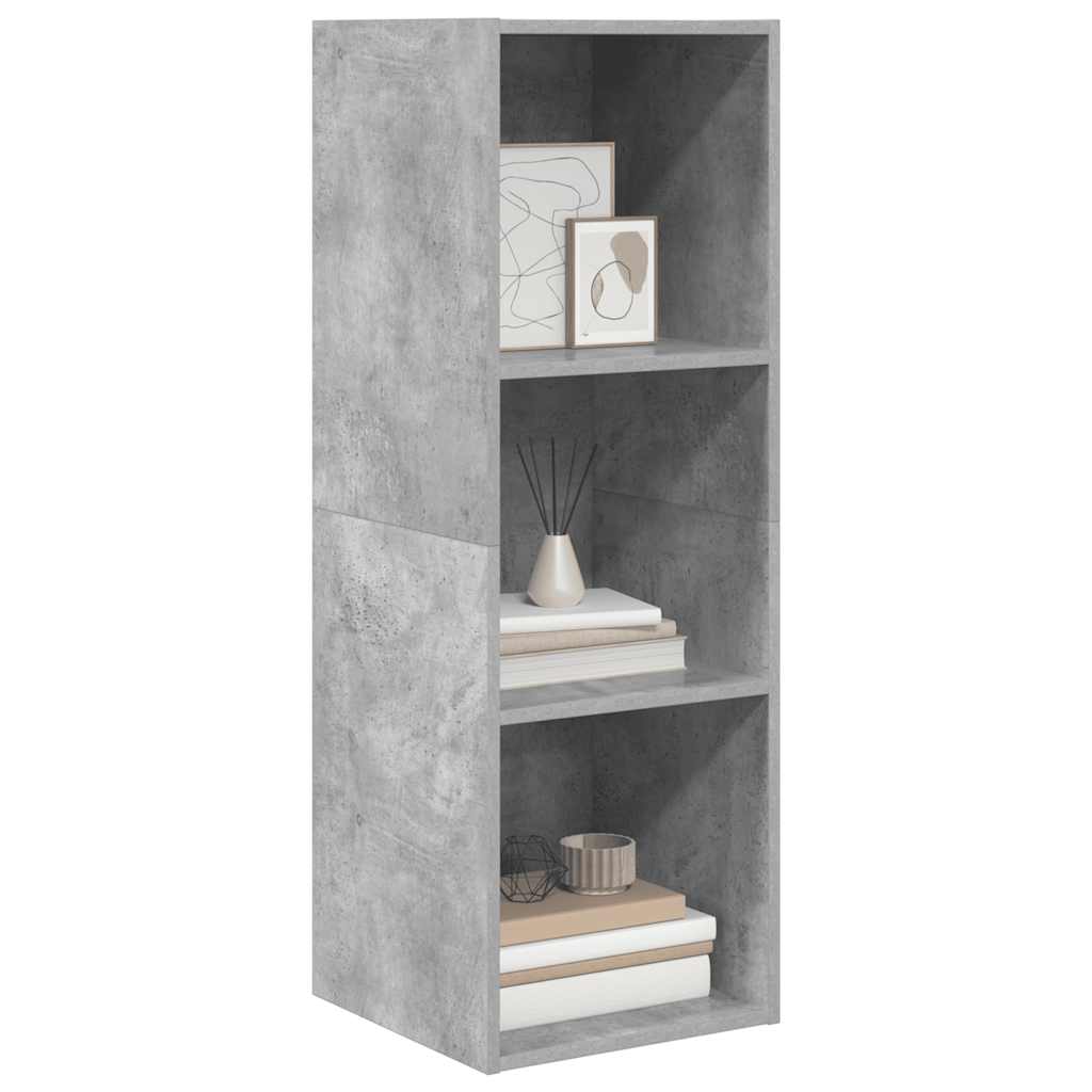 Wall-mounted TV Cabinet Concrete Grey 37x37x107 cm Engineered Wood