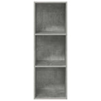 Wall-mounted TV Cabinet Concrete Grey 37x37x107 cm