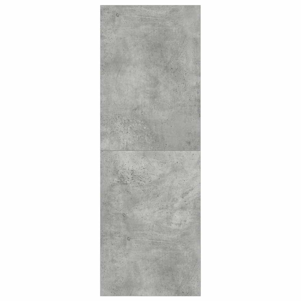 Wall-mounted TV Cabinet Concrete Grey 37x37x107 cm Engineered Wood