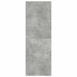 Wall-mounted TV Cabinet Concrete Grey 37x37x107 cm Engineered Wood - Low Angle