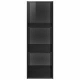 Wall-mounted TV Cabinet High Gloss Grey 37x37x107 cm Engineered Wood