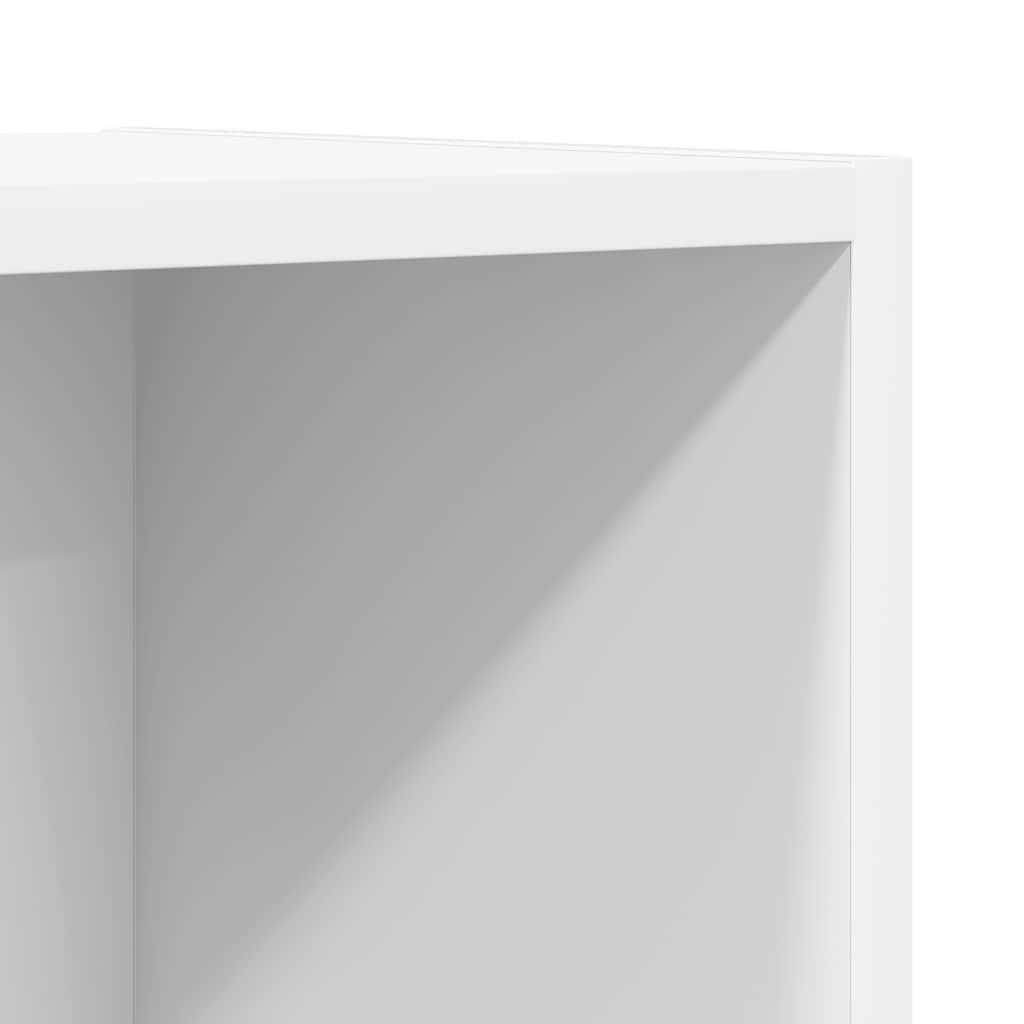 Wall-mounted TV Cabinet White 37x37x142.5 cm Engineered Wood