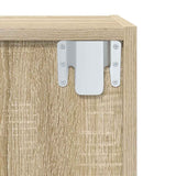 Wall-mounted TV Cabinet Sonoma Oak 37x37x142.5 cm
