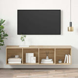 Wall-mounted TV Cabinet Sonoma Oak 37x37x142.5 cm Engineered Wood