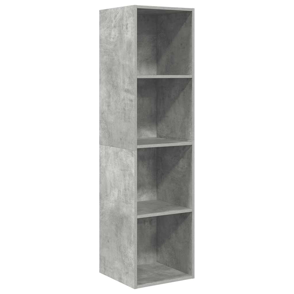 Wall-mounted TV Cabinet Concrete Grey 37x37x142.5 cm Engineered Wood