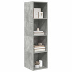 Wall-mounted TV Cabinet Concrete Grey 37x37x142.5 cm