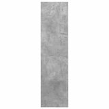 Wall-mounted TV Cabinet Concrete Grey 37x37x142.5 cm Engineered Wood - 45-Degree Angle