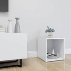 TV Cabinet White 37x35x37 cm Engineered Wood