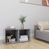 TV Cabinets 2 pcs Concrete Grey 37x35x37 cm Engineered Wood - Close-Up Angle