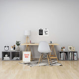 TV Cabinets 4 pcs Concrete Grey 37x35x37 cm Engineered Wood - Rear View