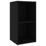 TV Cabinet Black 72x35x36.5 cm Engineered Wood - Close-Up Angle