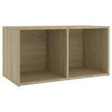 TV Cabinet Sonoma Oak 72x35x36.5 cm Engineered Wood - Front View