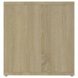 TV Cabinet Sonoma Oak 72x35x36.5 cm Engineered Wood - Rear View