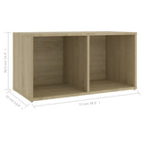 TV Cabinet Sonoma Oak 72x35x36.5 cm Engineered Wood - Extra Image