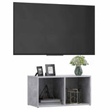 TV Cabinet Concrete Grey 72x35x36.5 cm Engineered Wood - Close-Up Angle