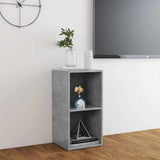 TV Cabinet Concrete Grey 72x35x36.5 cm Engineered Wood - Side View