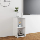 TV Cabinet High Gloss White 72x35x36.5 cm Engineered Wood - Top-Down View