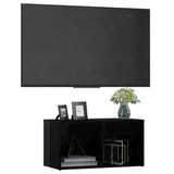 TV Cabinet High Gloss Black 72x35x36.5 cm Engineered Wood
