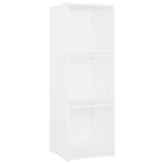 TV Cabinet White 107x35x37 cm Engineered Wood