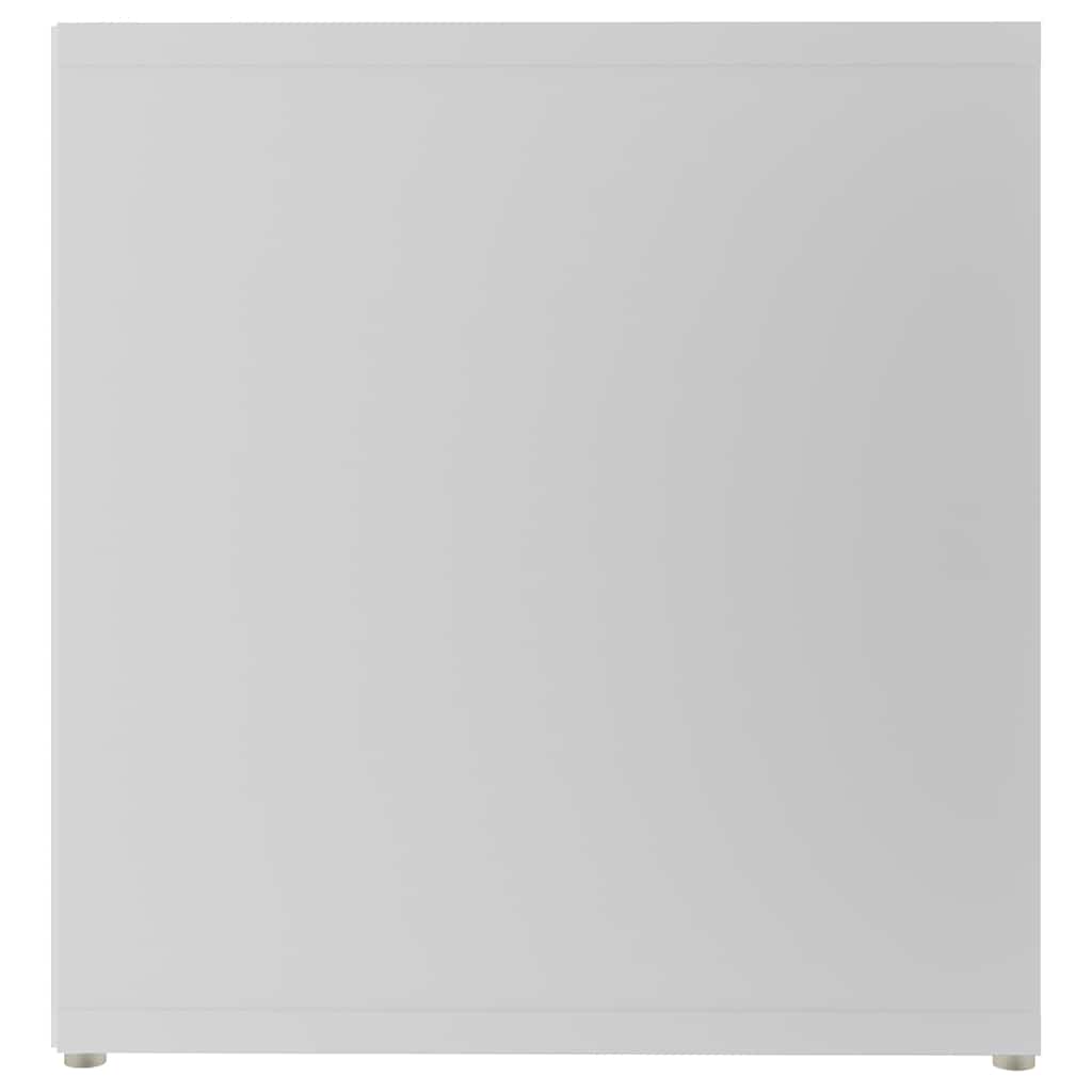 TV Cabinet White 142.5x35x36.5 cm Engineered Wood