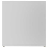 TV Cabinet White 142.5x35x36.5 cm Engineered Wood