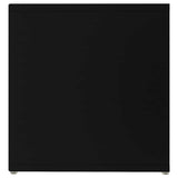 TV Cabinet Black 142.5x35x36.5 cm Engineered Wood - Close-Up Angle