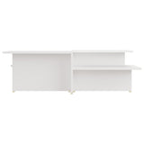 Coffee Tables 2 pcs White 111.5x50x33 cm Engineered Wood