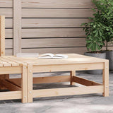 Garden Footstool 70x70x30 cm Solid Pinewood - Front View