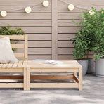Garden Footstool 70x70x30 cm Solid Pinewood