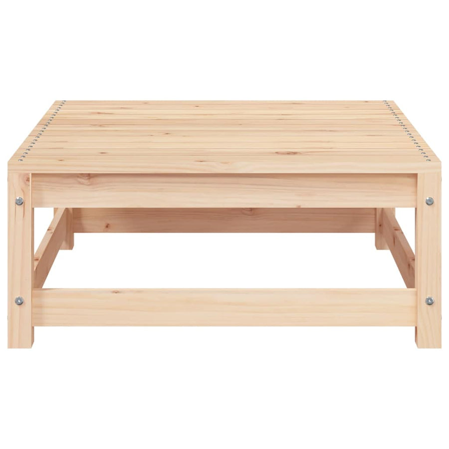 Garden Footstool 70x70x30 cm Solid Pinewood