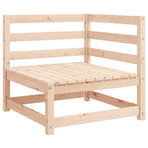 Garden Corner Sofas 2 pcs Solid Pinewood