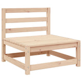 2 Piece Garden Lounge Set Solid Pinewood